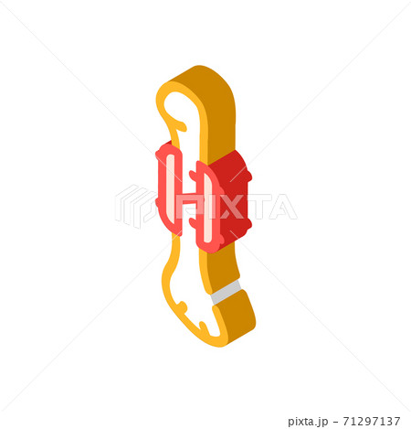 fracture bone treatment isometric icon vector illustration 71297137