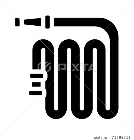 watering hose glyph icon vector isolated illustration watering hose glyph icon vector isolated illustration 71298211