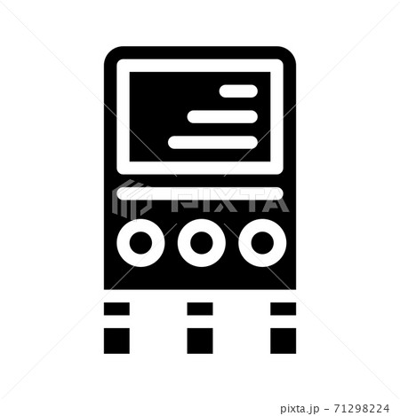 gauge manifold measuring equipment glyph icon vector illustration gauge manifold measuring equipment glyph icon vector illustration 71298224