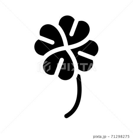 clover lucky glyph icon vector isolated illustration clover lucky glyph icon vector isolated illustration 71298275