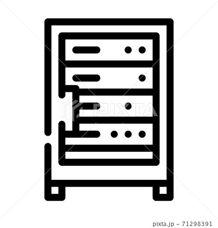 data server technology line icon vector illustration data server technology line icon vector illustration 71298391