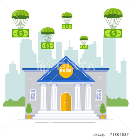 Bank insurance against crisis. help and investment banking system. 71302687