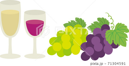 ワインのイラスト素材