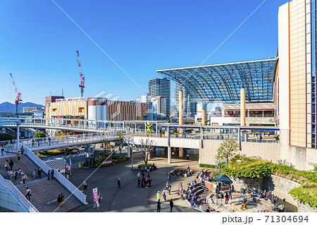 【神奈川県】海老名駅前に広がるビナウォークの街並み 71304694