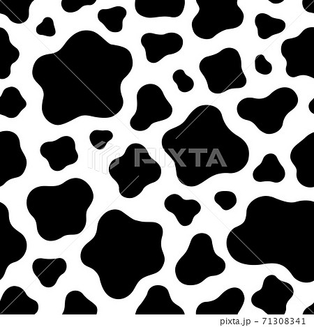 牛柄のパターンのイラスト素材