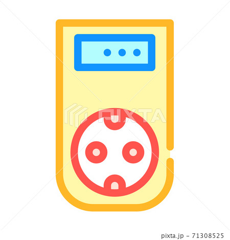 wattmeter measuring equipment color icon vector illustration wattmeter measuring equipment color icon vector illustration 71308525