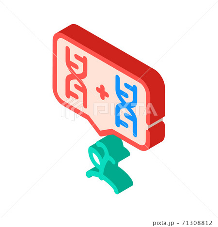 plant dna selection isometric icon vector illustration 71308812