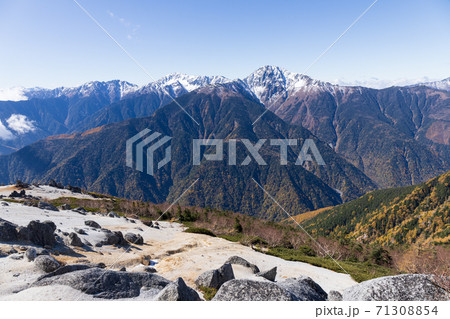 秋の鳳凰山登山 71308854