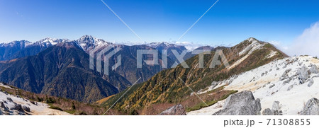秋の鳳凰山登山 71308855