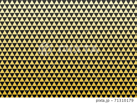 金と黒の 鱗 和柄パターン 和紙風テクスチャの背景素材のイラスト素材
