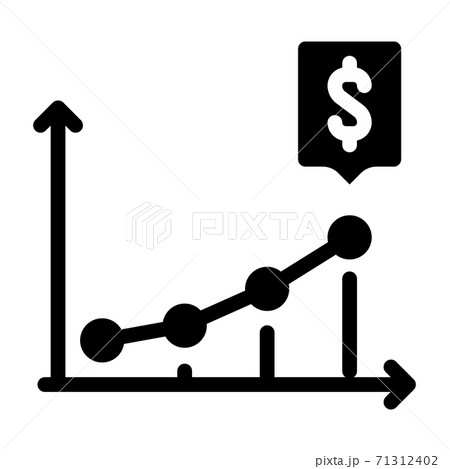 growing revenue infographic glyph icon vector illustration growing revenue infographic glyph icon vector illustration 71312402