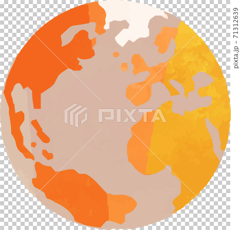 Earth World Map Spherical Watercolor Texture Illustration Earth World Map Spherical Watercolor Texture Illustration 71312639