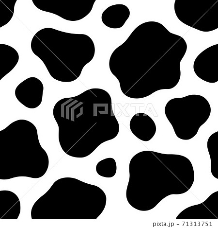 Brown cow pattern. Seamless texture of domestic - Stock Illustration  [70322329] - PIXTA