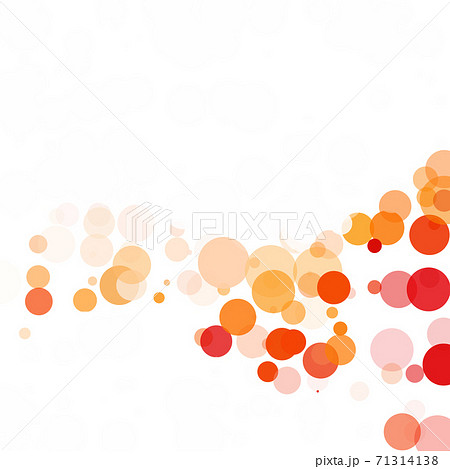 Bubbles Circle Dots Unique Orange Bright Vector Background Bubbles Circle Dots Unique Orange Bright Vector Background 71314138