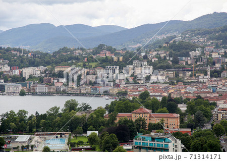 スイス　ルガーノ　ケーブルカー　Monte Bre から 71314171