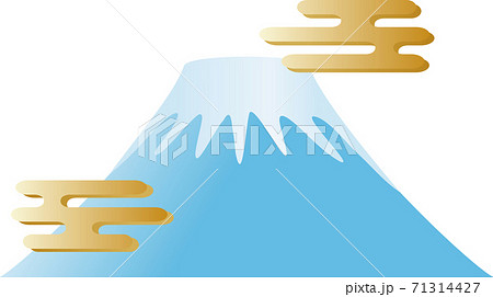 年賀 正月 富士山 イラスト素材のイラスト素材