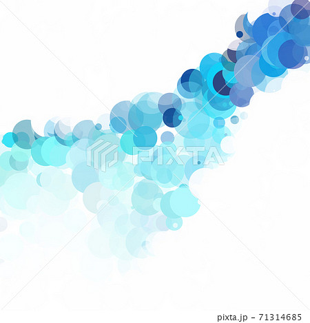 Bubbles Unique Blue Bright Vector Background 71314685