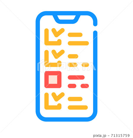 reviews on phone screen color icon vector illustration reviews on phone screen color icon vector illustration 71315759