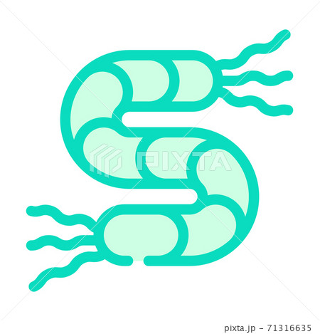 spirilla bacteria color icon vector isolated illustration spirilla bacteria color icon vector isolated illustration 71316635