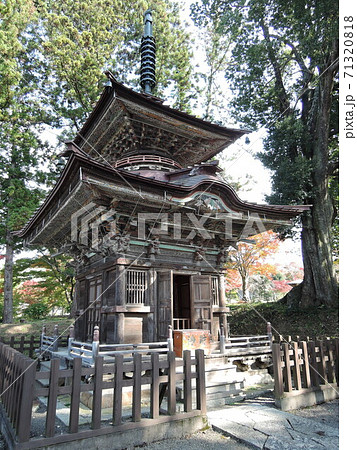 福島・文知摺観音（多宝塔） 71320818
