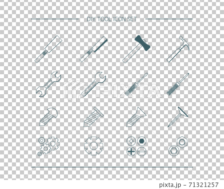 DIY vector illustration set do-it-yourself tools 71321257