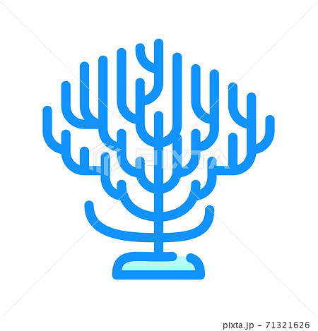 sea coral branch color icon vector illustration sea coral branch color icon vector illustration 71321626