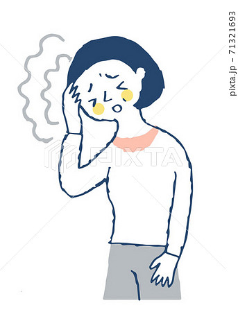 頭痛の女性 71321693