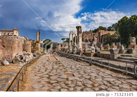 Ancient Roman Forum In Rome 71323105