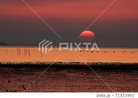 ジェブド 夕日 海 71323902