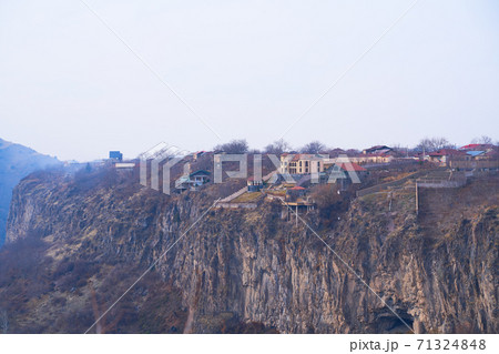 View over the valley in village Garni 71324848