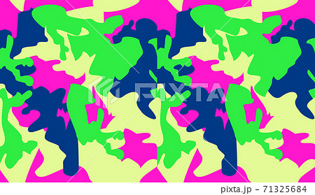 Seamless camouflage pattern background vector. - Stock