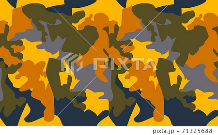 Seamless camouflage pattern background vector. - Stock Illustration  [71325688] - PIXTA