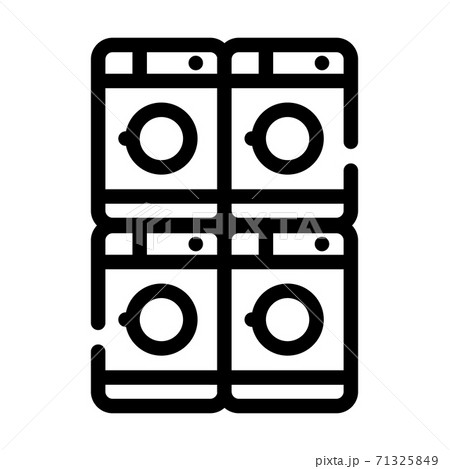 laundry service machines line icon vector illustration laundry service machines line icon vector illustration 71325849