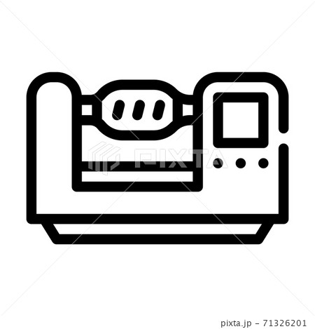 lathe equipment line icon vector isolated illustration 71326201