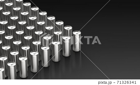 slim can multiple black background left 3d renderi 71326341