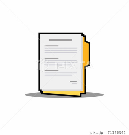 Document - Black Stroke+Shadow icon vector isolated. 71326342