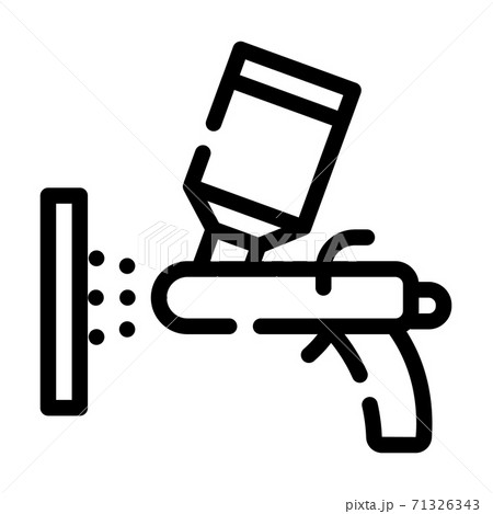 powder coating line icon vector isolated illustration 71326343