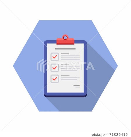 Checklist icon vector isolated. 71326416