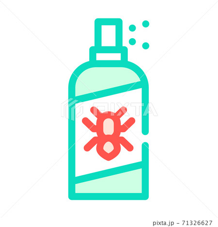 spray from ticks color icon vector illustration spray from ticks color icon vector illustration 71326627