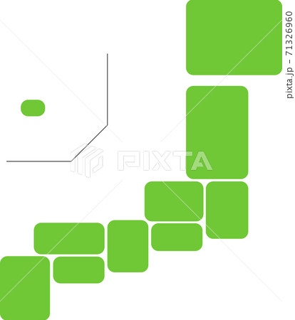 日本地図 シンプル エリア別 日本地図 シンプル エリア別 71326960