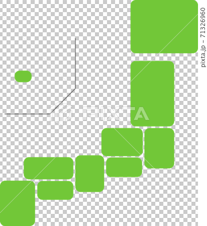 日本地図 シンプル エリア別 日本地図 シンプル エリア別 71326960