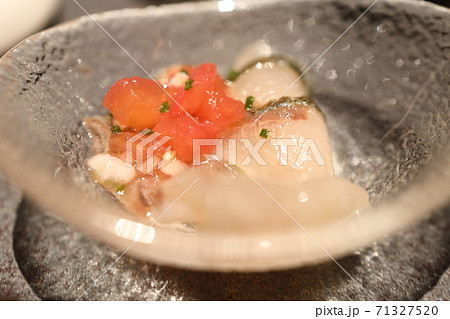 おいしいシマアジのカルパッチョ 71327520