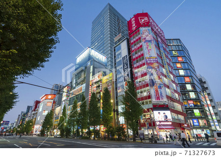 絵画 540 油絵/風景/街角/東京/秋葉原電気街/山手線/F10号 絵画 540 油絵/風景/街角/東京/秋葉原電気街/山手線/F10号 キャンバス f10