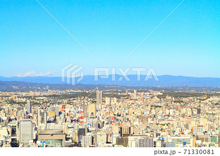 名古屋市、名古屋駅近くから東方向を見た風景 名古屋市、名古屋駅近くから東方向を見た風景 71330081