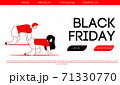 Modern cartoon flat characters customers Black 71330770