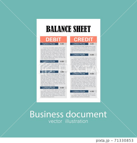 Business documents. Vector illustration in flat design. 71330853