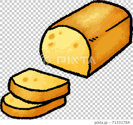 【食べ物イラスト素材】パウンドケーキの手描きベクターイラスト 【食べ物イラスト素材】パウンドケーキの手描きベクターイラスト 71331784