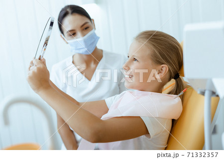 Great dentist work and perfect kids teeth 71332357