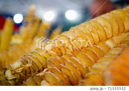 spiral twisted tornado potatoes spiral twisted tornado potatoes 71335532