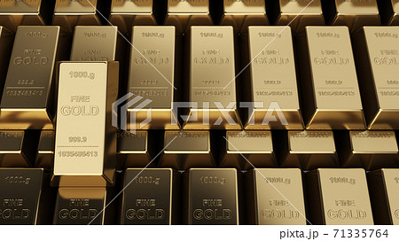 background of gold bars close up high quality 3d render image background of gold bars close up high quality 3d render image 71335764